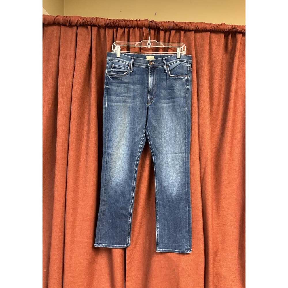 MOTHER The Mid Rise Dazzler Ankle Jeans Womens Size 30 Blue Sweet And Sassy